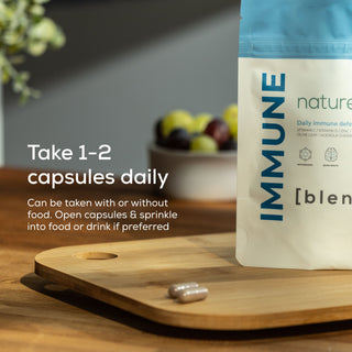 IMMUNE - Vitamin C, Zinc & Elderberry BLEND - Capsules